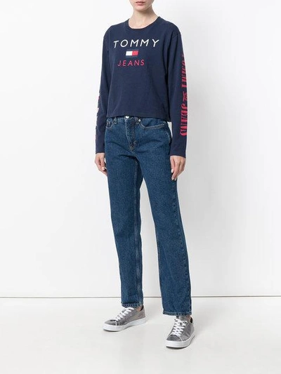 Shop Tommy Jeans High Rise Jeans In Blue