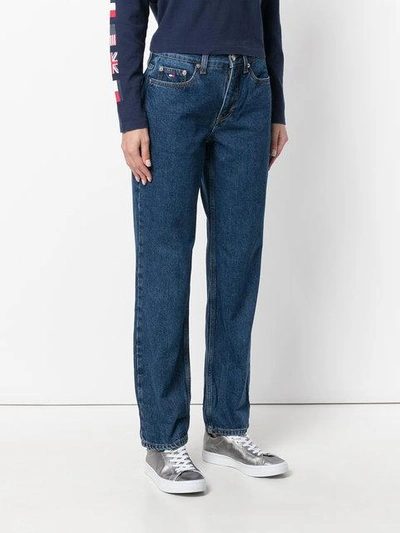 Shop Tommy Jeans High Rise Jeans In Blue