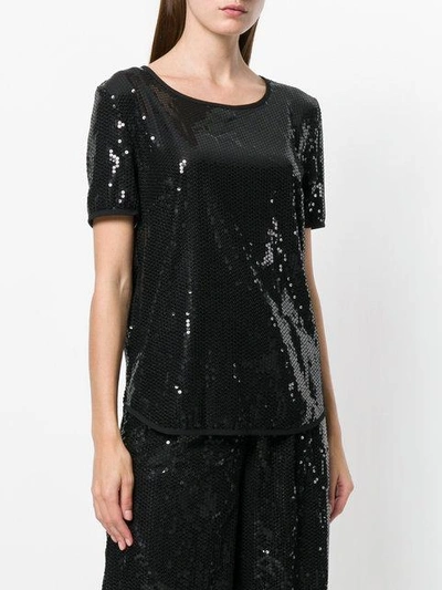 Shop P.a.r.o.s.h Sequin Short-sleeve Top