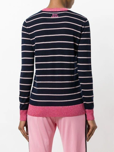 Shop Etre Cecile Striped Sweater In Blue