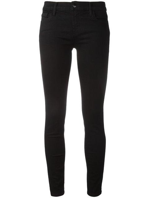 J Brand Vanity Mid-rise Skinny Jeans - Black | ModeSens
