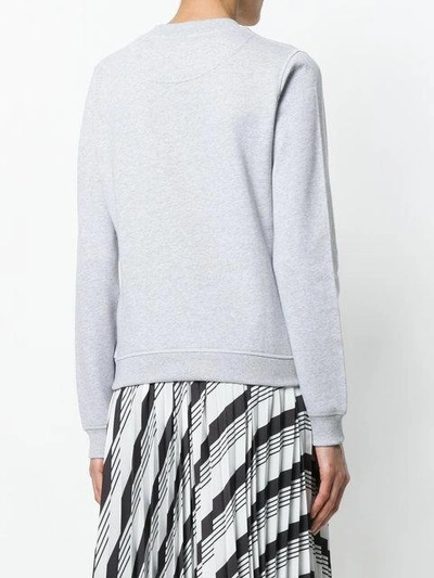 Shop Kenzo Tiger Sweatshirt In Grey