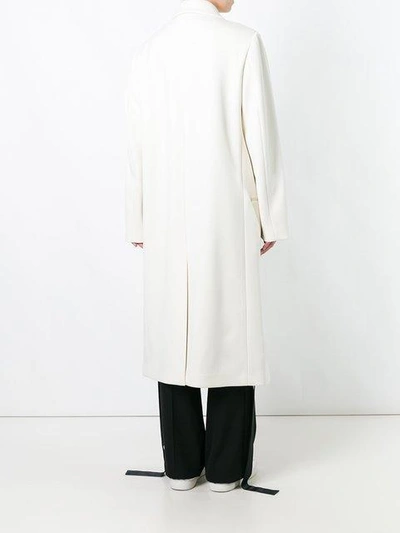 Shop Ports 1961 Double Breasted Coat - White