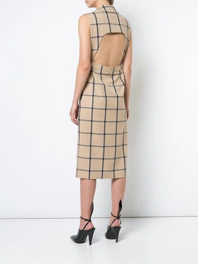 Mon Louise plaid dress