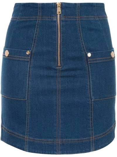 Shop Alice Mccall Thinking About You Skirt In Blue