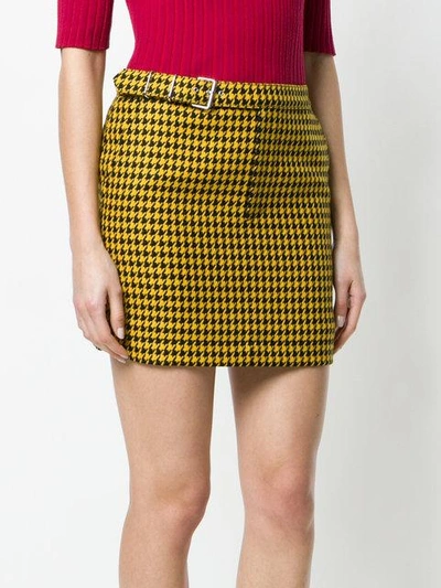 Shop Mcq By Alexander Mcqueen Dogtooth Mini Skirt