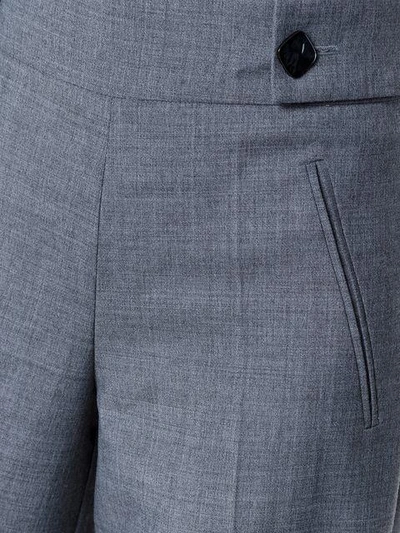 Shop Alcaçuz Cascavel Flared Trousers In Grey