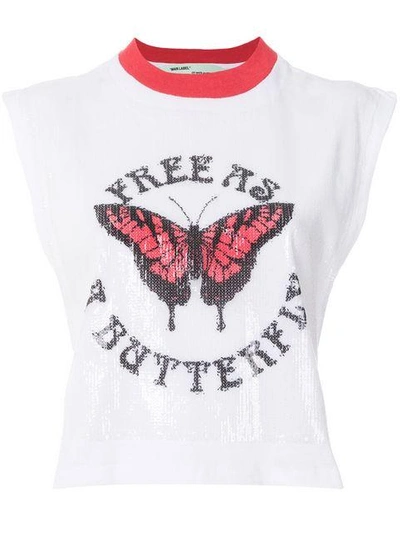 butterfly gym tank top