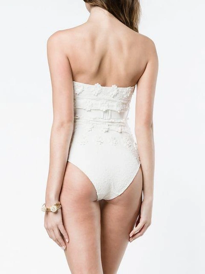 Shop Zimmermann Lumino Daisy One-piece - White