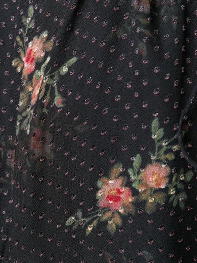Shop Zimmermann Floral Spotted Long Sleeved Dress