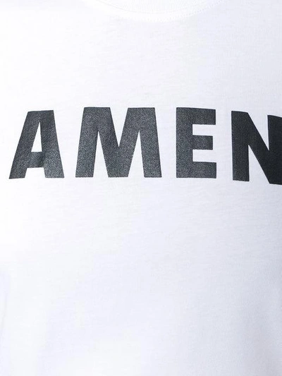 Shop Amen Logo Print T In White