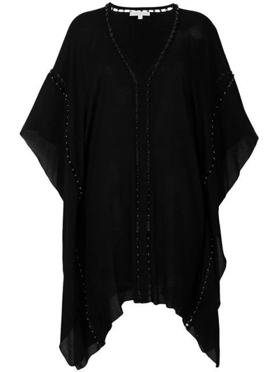 Shop Jonathan Simkhai Button Trim Kaftan Top