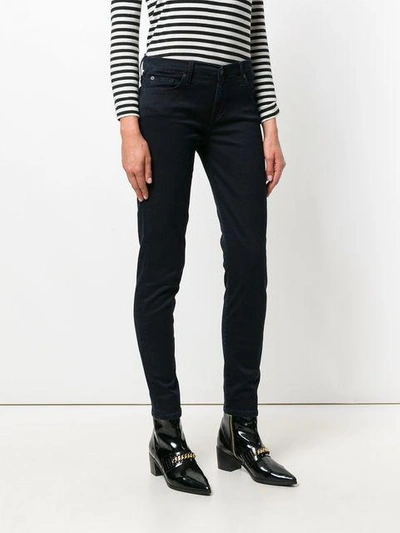 Shop 7 For All Mankind Low-rise Skinny Jeans