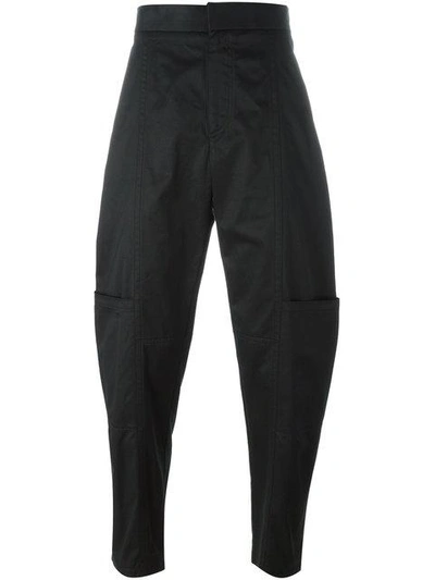 Shop Chalayan Cargo Pants In Black