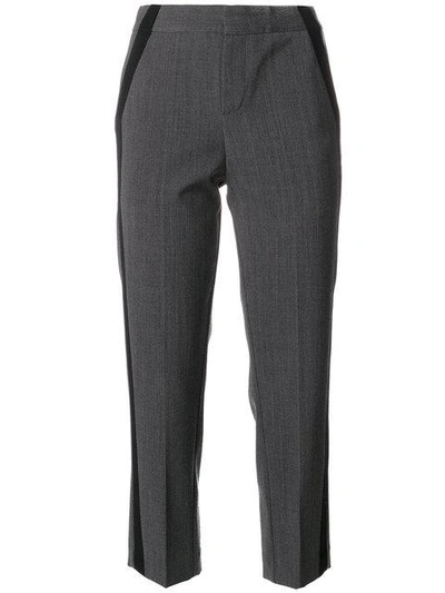 Shop A.f.vandevorst Trousers With Side Trim Details