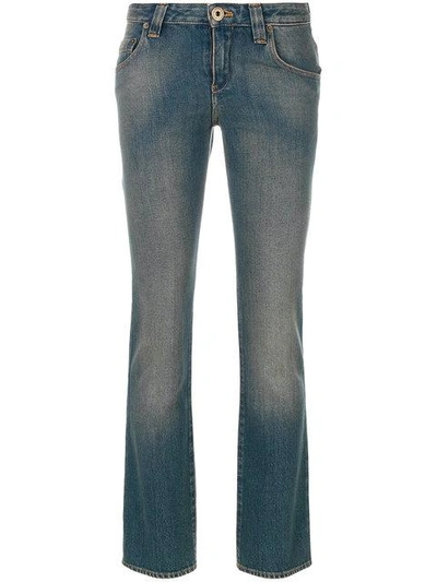 Shop Chloé Cropped Straight Jeans - Blue