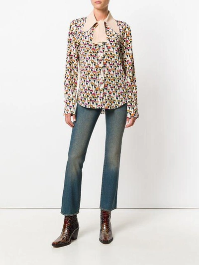 Chloé Cropped Straight Jeans - Blue In Blue