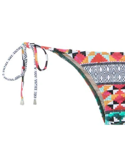 Shop Lygia & Nanny Demi Printed Bikini Bottom In Multicolour