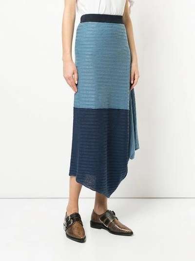 Shop Jw Anderson Infinity Skirt - Blue