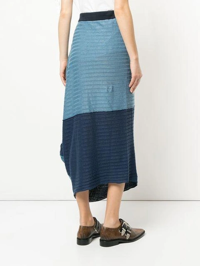 Shop Jw Anderson Infinity Skirt - Blue