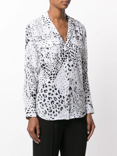 Shop Equipment Patterned Blouse - White