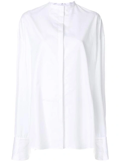 Shop Haider Ackermann Oversized Shirt In White