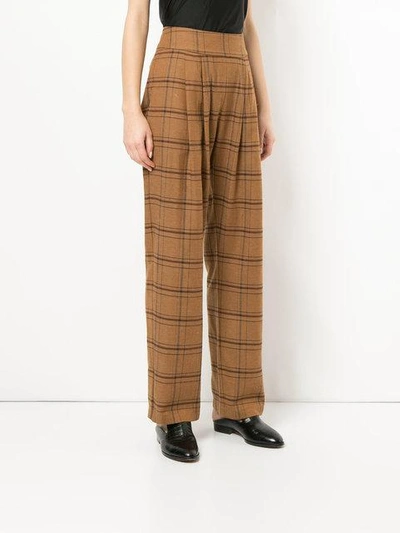 Shop Matin Pleated Front Trousers - Brown