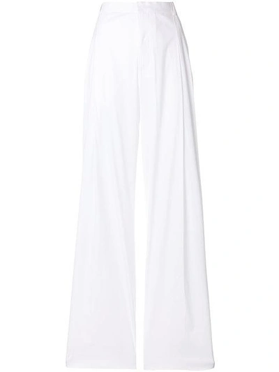 Shop Givenchy Flared High In White