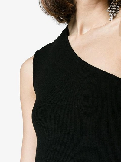 Shop Beaufille One Shoulder Maxi Dress - Black