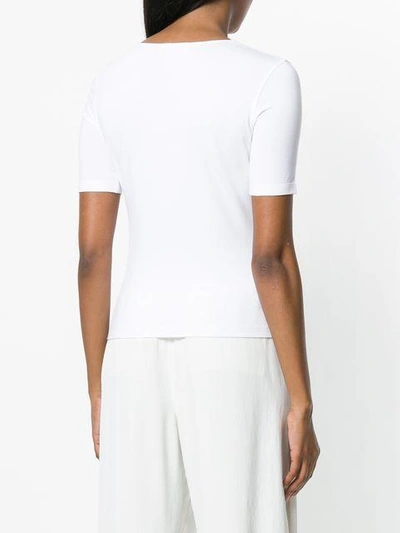 Shop Le Tricot Perugia Basic T-shirt - White