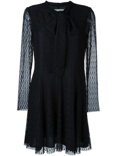 Shop Philosophy Di Lorenzo Serafini Lace Mini Dress - Black