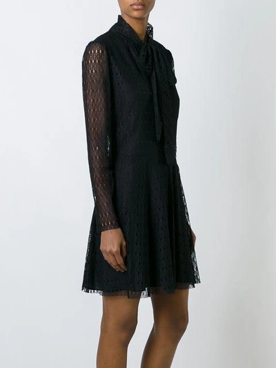 Shop Philosophy Di Lorenzo Serafini Lace Mini Dress - Black