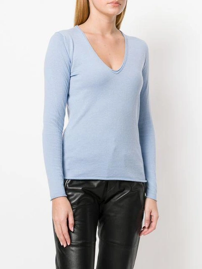 Shop Allude V-neck Sweater - Blue