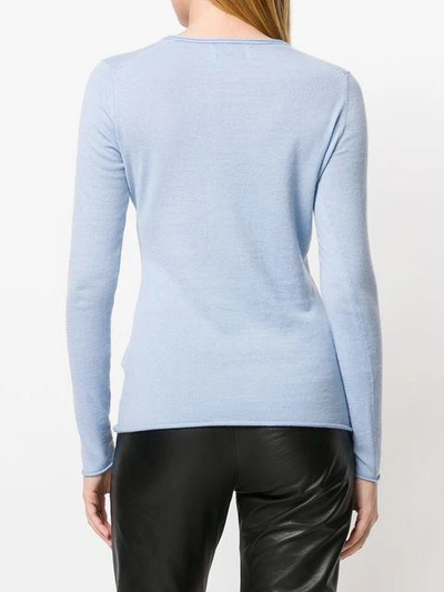 Shop Allude V-neck Sweater - Blue