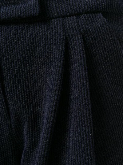 Shop Armani Collezioni Straight Trousers - Blue
