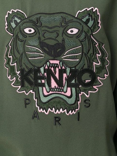 Shop Kenzo Tiger Sweatshirt - Green