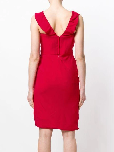 Shop Vivienne Westwood Anglomania Cowl Neck Dress - Red