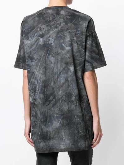 Shop Balmain Wolf Print T-shirt - Grey