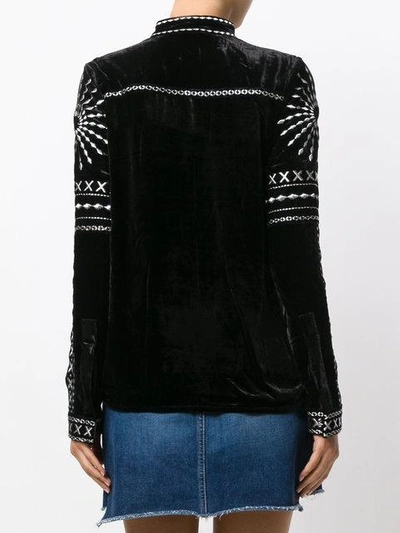 Shop Dodo Bar Or Embroidered Blouse In Black