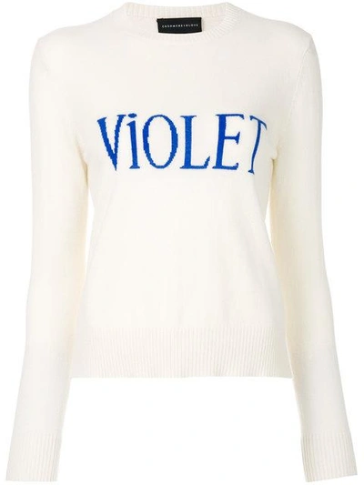 Shop Cashmere In Love Kristie Sweater In Neutrals