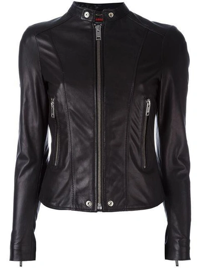 Shop Diesel L-speza Fitted Jacket In Black