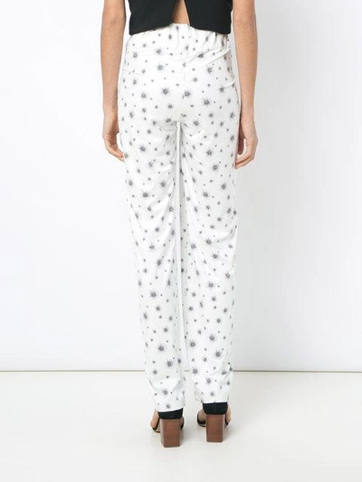 Shop Olympiah Printed Trousers In White