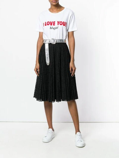 Shop Blugirl I Love You T In White