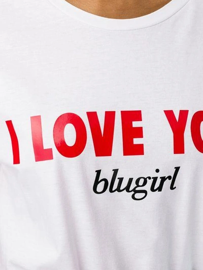 Shop Blugirl I Love You T In White