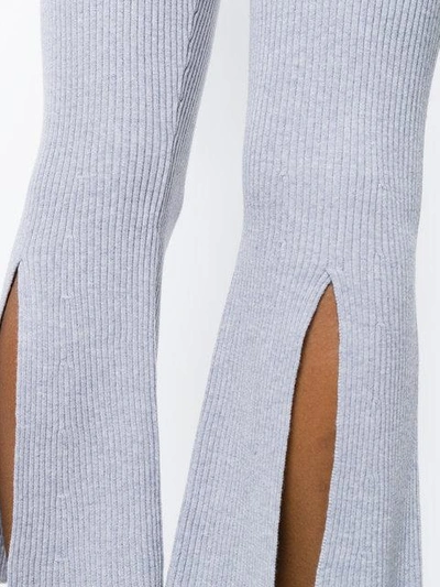 Shop Cashmere In Love Candiss Knit Trousers In Grey