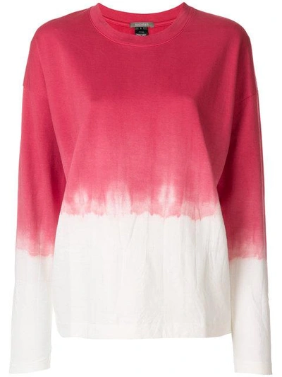 dip dye long-sleeve T-shirt