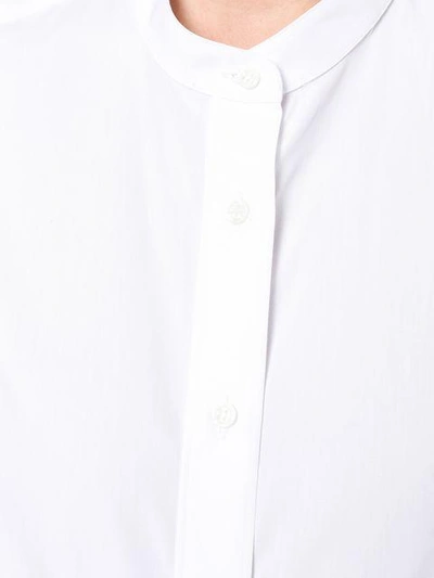 Shop Neil Barrett Asymmetric Hem Short Sleeve Shirt
