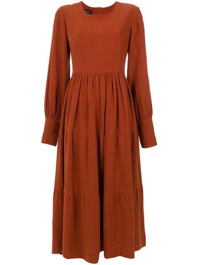 Shop Olympiah Inca Dress In Brown