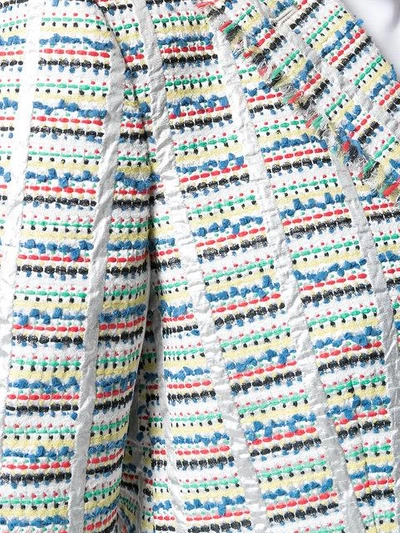 Shop Thom Browne Checkered Tweed Jacket - Multicolour