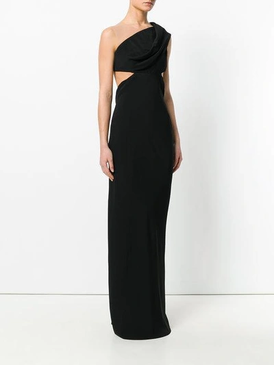 Shop Rick Owens Maria Carla Gown - Black